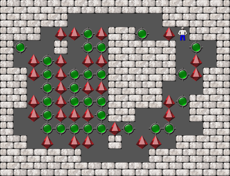 Сокобан More Bugs collections уровень 618